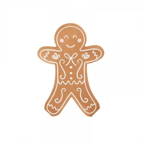Guardanapos Boneco de Gengibre