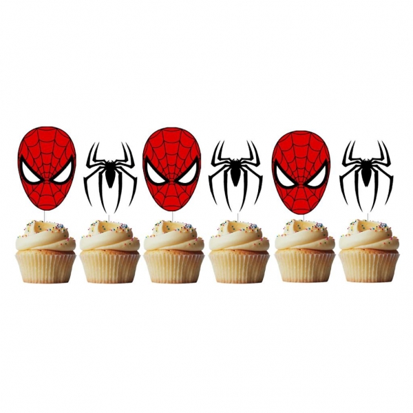 6 Mini Picks Homem-Aranha