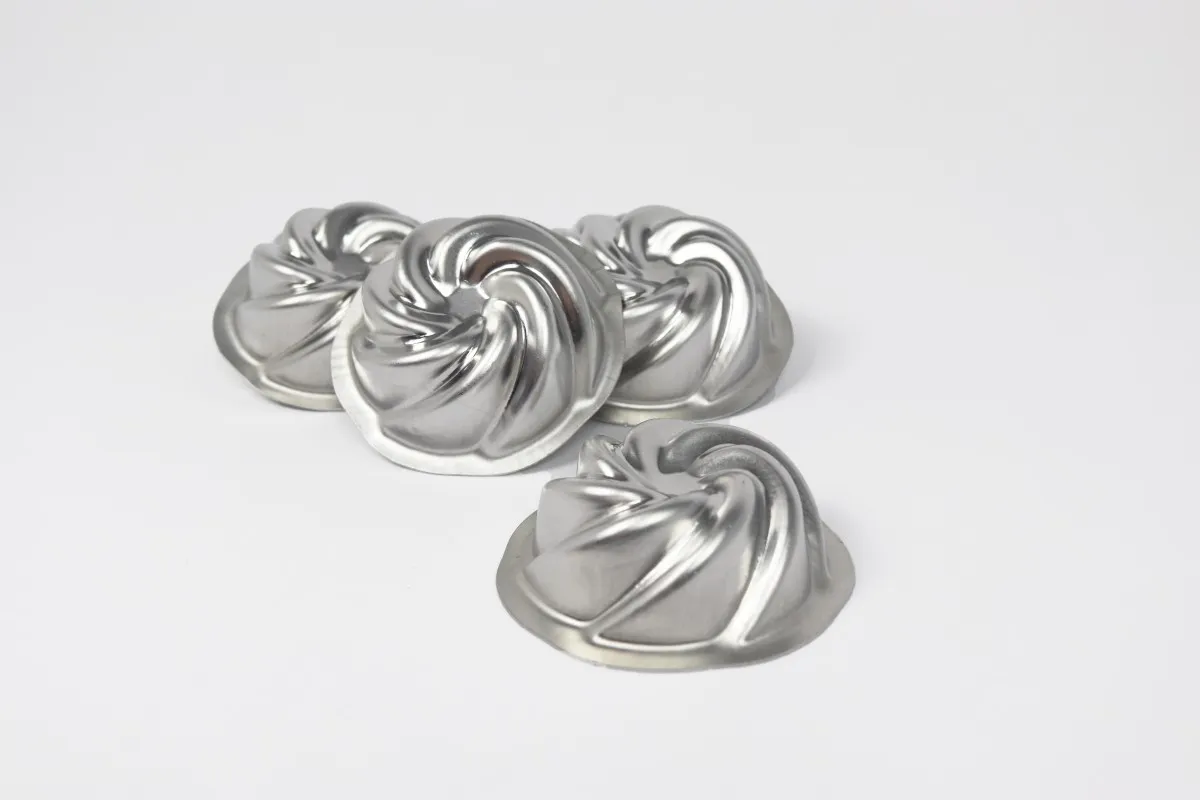 6 Mini Formas Vulcão 9cm