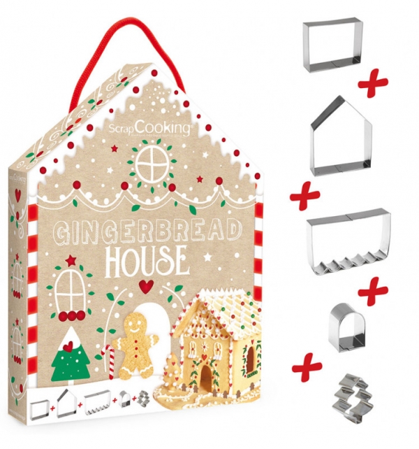Kit Cortadores Casinha de Gengibre Kit Cortadores Casinha de Gengibre