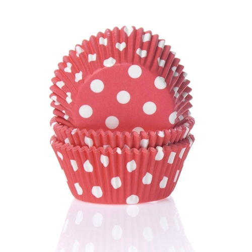 Forminhas para Cupcake Vermelho Bolinhas