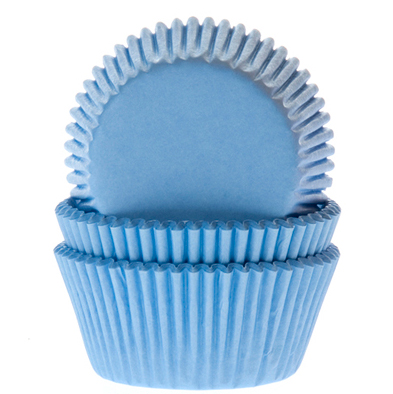 Mini Forminhas para Cupcake Azul Claro