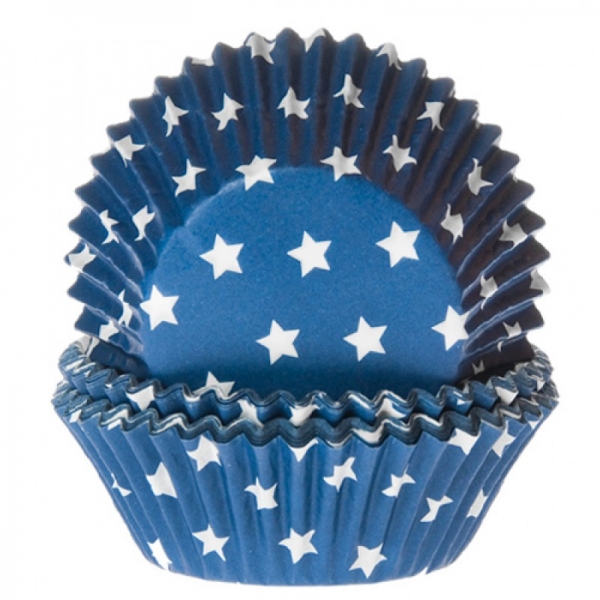 Forminhas para Cupcake Azul Estrelas