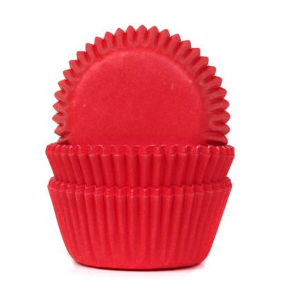 Forminhas para Mini Cupcake Vermelho Forminhas para Mini Cupcake Vermelho