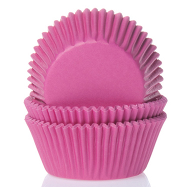 Forminhas para Mini Cupcake Rosa Forte