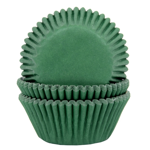 Forminhas para Cupcake Verde Escuro