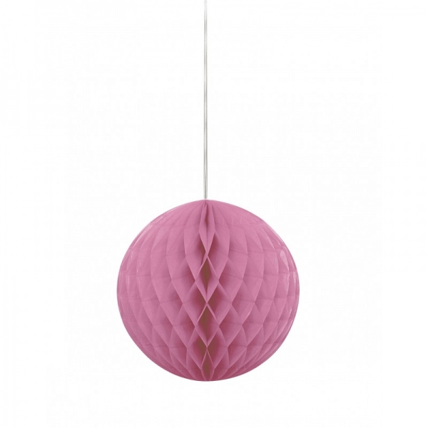 Bola de Papel 20cm Rosa Choque