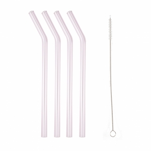 Palhinhas de Vidro Rosa