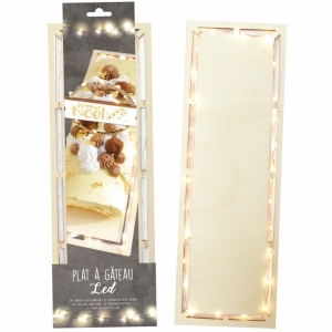 Base Rectangular com Luzes