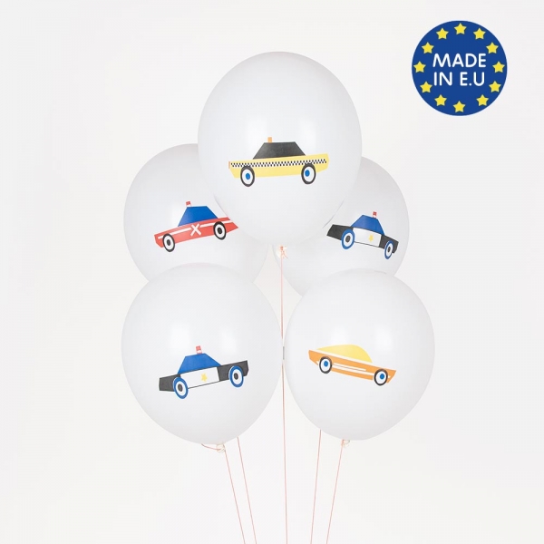5 Balões Carros 5 Balões Carros