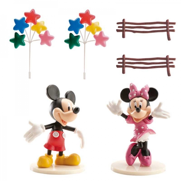 Kit Decoração Bolo Mickey e Minnie