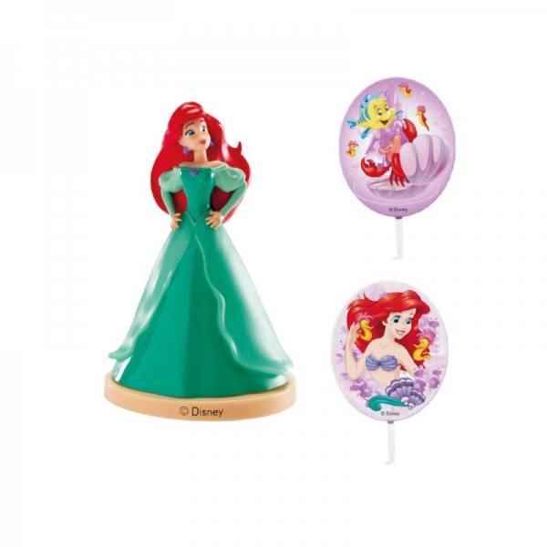 Kit Decoração Bolo Ariel Kit Decoração Bolo Ariel