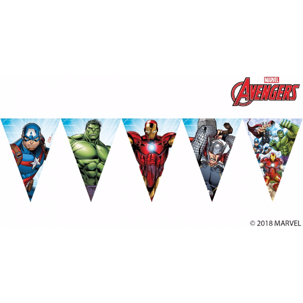 Bandeirolas Avengers