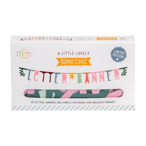 Banner Personalizável Letras Boho Chic
