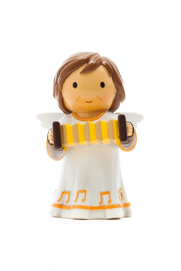 Figura Anjo Novembro Acordeão