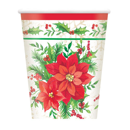 Copos Flor de Natal Copos Flor de Natal