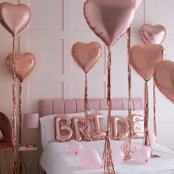 Kit Decoração Quarto da Noiva com Balões Kit Decoração Quarto da Noiva com Balões