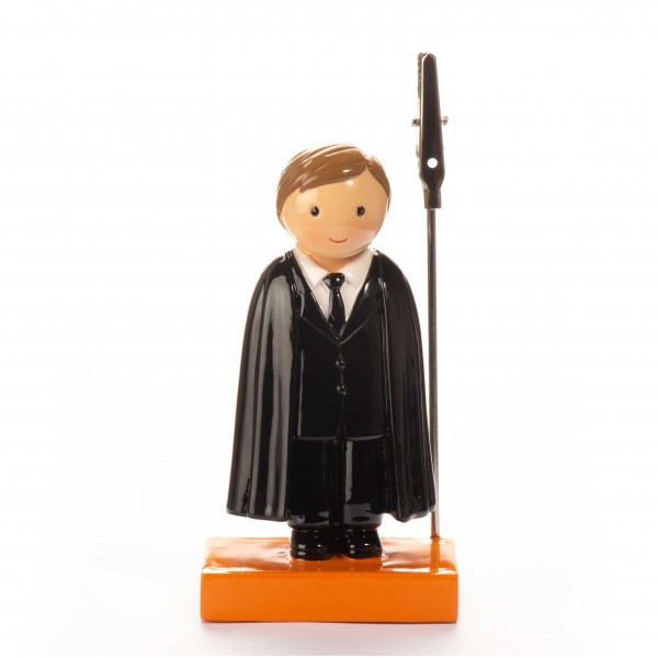 Figura Estudante Universitário Base Laranja Figura Estudante Universitário Base Laranja