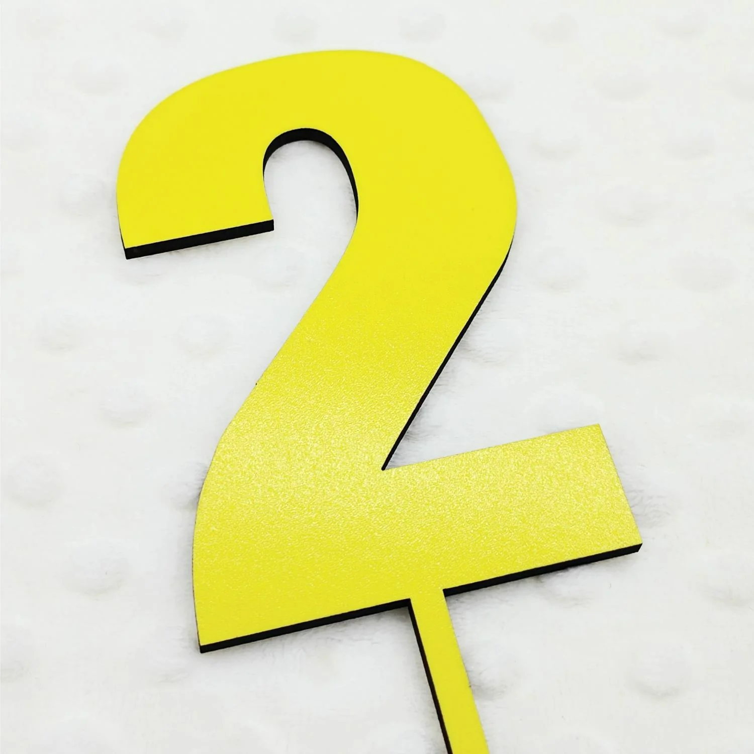 Topo de Bolo MDF Número Colorido