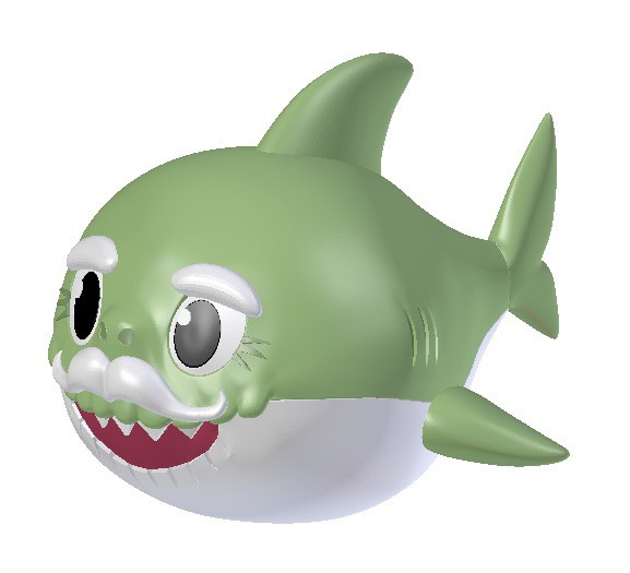 Figura Grandpa Shark - Baby Shark