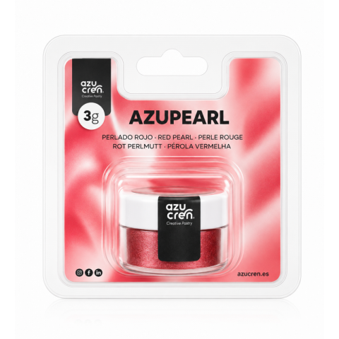 Corante em Pó Azupearl Vermelho Pérola