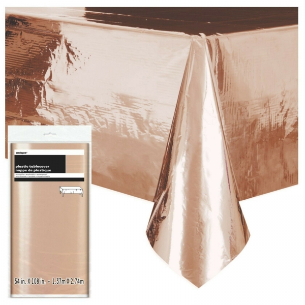 Toalha de Mesa Brilhante Rose Gold 