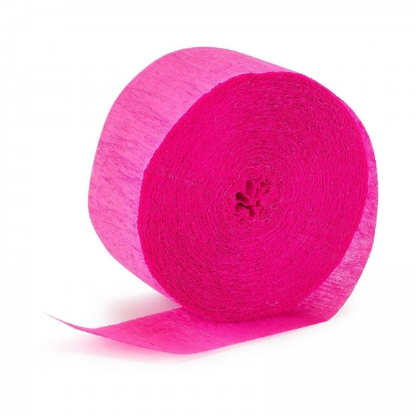 Fita Crepe 24m Rosa Choque