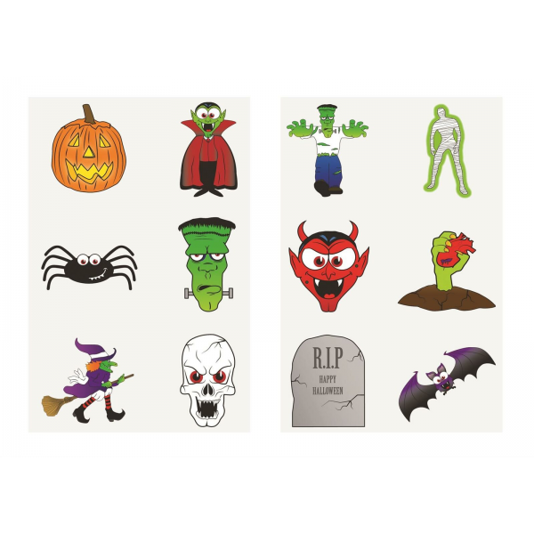 6 Tatuagens Halloween