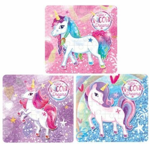 Brinde Mini Puzzle Unicórnios