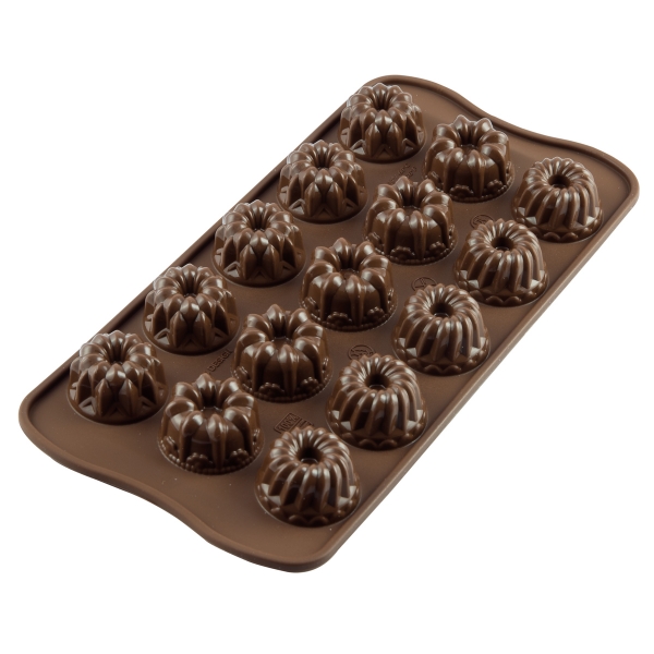 Molde Silicone Mini Bundt Molde Silicone Mini Bundt