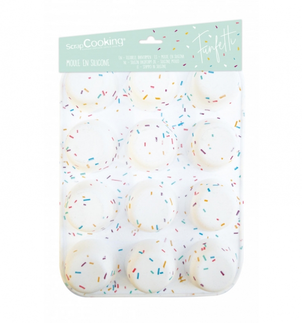 Molde Silicone 12 Cupcakes