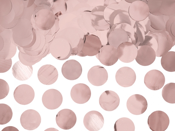 Confetti Círculos Rose Gold