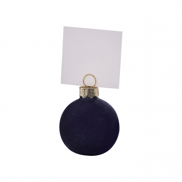Marcadores de Lugar Ornamento de Natal Azul Marcadores de Lugar Ornamento de Natal Azul
