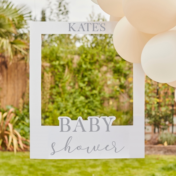 Moldura para Fotografias Personalizável Baby Shower