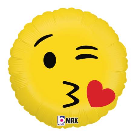 Balão Emoji Beijo Balão Emoji Beijo