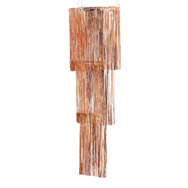 Decoração Franjada Rose Gold