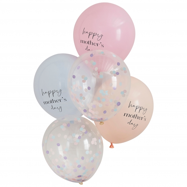 5 Balões Dia da Mãe