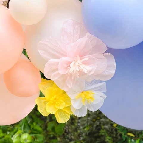Kit Arco de Balões com Flores