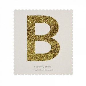 Letra Autocolante Glitter B
